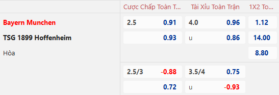 nhận định soi kèo Bayern Munich vs Hoffenheim 2h30 ngày 16-1-2025 - ảnh 2